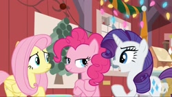 Size: 1920x1080 | Tagged: safe, screencap, character:fluttershy, character:pinkie pie, character:rainbow dash, character:rarity, species:pony, episode:best gift ever, episode:the great escape room, g4, my little pony: friendship is magic