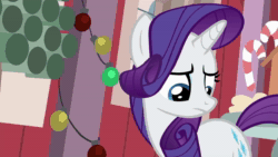 Size: 1280x720 | Tagged: safe, screencap, character:rarity, species:pony, species:unicorn, episode:best gift ever, episode:the great escape room, g4, my little pony: friendship is magic, animated, female, hearth's warming shorts, solo, sound, webm