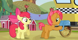 Size: 528x272 | Tagged: safe, screencap, character:apple bloom, character:babs seed, episode:apple family reunion, g4, my little pony: friendship is magic