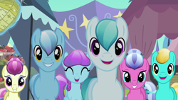 Size: 1280x720 | Tagged: safe, screencap, species:crystal pony, species:earth pony, species:pony, episode:the crystal empire, g4, my little pony: friendship is magic, female, male, mare, stallion