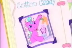 Size: 960x640 | Tagged: safe, screencap, character:cotton candy (g3), episode:a charming birthday, g3, ponyville surprise birthday book, solo