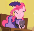 Size: 110x100 | Tagged: safe, screencap, character:pinkie pie, species:pony, episode:over a barrel, g4, my little pony: friendship is magic, animated, clothing, cropped, dancing, dress, gif, gif for breezies, piano, picture for breezies, saloon dress, saloon pinkie, solo