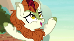Size: 1920x1080 | Tagged: safe, screencap, character:autumn blaze, species:kirin, episode:sounds of silence, g4, my little pony: friendship is magic, a kirin tale, female, solo