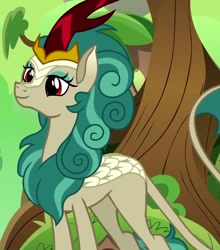 Size: 628x715 | Tagged: safe, screencap, character:rain shine, species:kirin, episode:sounds of silence, g4, my little pony: friendship is magic, cropped, cute, female, shineabetes, smiling, solo