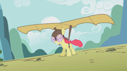 Size: 1280x720 | Tagged: safe, screencap, character:apple bloom, species:pony, episode:call of the cutie, g4, my little pony: friendship is magic, hang glider, solo