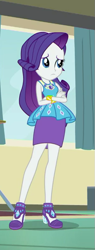 Size: 301x796 | Tagged: safe, screencap, character:rarity, episode:overpowered, g4, my little pony:equestria girls, bracelet, clothing, cropped, crossed arms, cute, female, geode of shielding, high heels, jewelry, legs, magical geodes, raribetes, shoes, skirt
