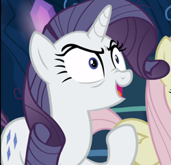 Size: 967x935 | Tagged: safe, screencap, character:mean rarity, species:pony, episode:the mean 6, g4, my little pony: friendship is magic, clone, cropped, female, offscreen character, solo focus