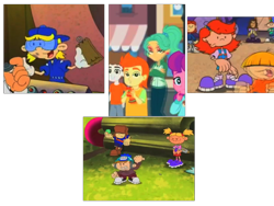 Size: 640x480 | Tagged: safe, artist:specialsdong, screencap, character:lily longsocks, character:super funk, episode:street magic with trixie, g4, my little pony:equestria girls, barely pony related, codename kids next door, comparison, gallop j. fry, garden grove
