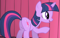 Size: 854x535 | Tagged: safe, screencap, character:twilight sparkle, character:twilight sparkle (unicorn), species:pony, species:unicorn, episode:green isn't your color, g4, my little pony: friendship is magic, cropped, plot, solo, twibutt
