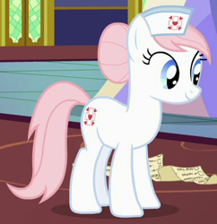 Size: 382x395 | Tagged: safe, screencap, character:nurse redheart, species:pony, episode:a flurry of emotions, g4, my little pony: friendship is magic, solo