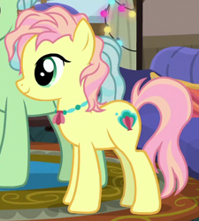 Size: 410x455 | Tagged: safe, screencap, species:pony, episode:the hearth's warming club, g4, my little pony: friendship is magic, beachcomber (g4), cropped, high tide (g4), solo focus