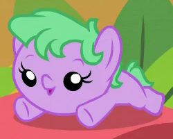 Size: 250x200 | Tagged: safe, screencap, character:grape stem, species:pony, episode:once upon a zeppelin, g4, my little pony: friendship is magic, baby, baby pony, foal, solo