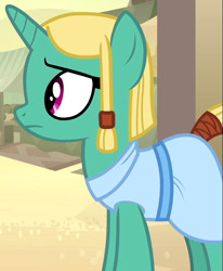 Size: 650x790 | Tagged: safe, screencap, species:pony, species:unicorn, episode:daring done, cropped, female, iahjmehet, lunar bay, mare, somnambula resident