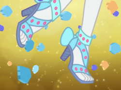 Size: 1462x1080 | Tagged: safe, screencap, character:rarity, episode:the other side, g4, my little pony:equestria girls, clothing, cropped, feet, high heels, legs, open-toed shoes, pictures of legs, sandals, shoes, toes