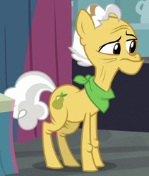Size: 440x522 | Tagged: safe, screencap, character:grand pear, species:earth pony, species:pony, episode:the perfect pear, g4, my little pony: friendship is magic, male, stallion