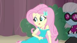Size: 1920x1080 | Tagged: safe, screencap, character:fluttershy, character:photo finish, episode:schedule swap, g4, my little pony:equestria girls, geode of fauna, magical geodes