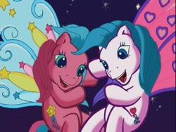Size: 640x480 | Tagged: safe, screencap, character:heart bright, character:star flight, episode:two for the sky, g3, space, wings