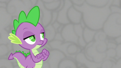 Size: 1280x720 | Tagged: safe, screencap, character:spike, species:dragon, episode:the crystalling, g4, my little pony: friendship is magic, male, season 6, solo, tail