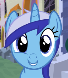 Size: 821x941 | Tagged: safe, screencap, character:minuette, species:pony, episode:amending fences, g4, my little pony: friendship is magic, close-up, cropped, cute, happy, minubetes, smiling, solo