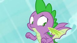 Size: 1280x720 | Tagged: safe, screencap, character:spike, species:dragon, episode:molt down, g4, my little pony: friendship is magic, season 8, claws, flying, male, sky, winged spike, wings