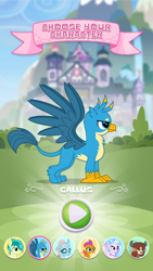 Size: 720x1280 | Tagged: safe, screencap, character:gallus, character:ocellus, character:sandbar, character:silverstream, character:smolder, character:yona, species:changedling, species:changeling, species:classical hippogriff, species:dragon, species:earth pony, species:griffon, species:hippogriff, species:pony, species:reformed changeling, species:yak, bow, dragoness, female, hair bow, jewelry, male, monkey swings, necklace, pocket ponies, school of friendship, spread wings, student six, teenager, wings