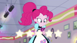 Size: 1920x1080 | Tagged: safe, screencap, character:pinkie pie, episode:five stars, g4, my little pony:equestria girls, animated, breaking the fourth wall, cellphone, cute, diapinkes, female, happy, open mouth, phone, photo, ponytail, screw physics, server pinkie pie, smartphone, smiling, solo, sound, triumph, victory, webm