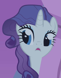 Size: 543x694 | Tagged: safe, screencap, character:rarity, species:pony, species:unicorn, episode:suited for success, g4, my little pony: friendship is magic, cute, female, mare, open mouth, raribetes, reaction image, solo