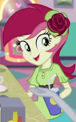 Size: 252x402 | Tagged: safe, screencap, character:roseluck, episode:five stars, g4, my little pony:equestria girls, background human, cropped, female