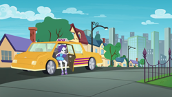Size: 1920x1080 | Tagged: safe, screencap, character:rarity, episode:fomo, g4, my little pony:equestria girls, female, taxi
