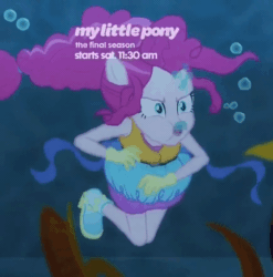 Size: 870x880 | Tagged: safe, screencap, character:pinkie pie, equestria girls:spring breakdown, g4, my little pony:equestria girls, animated, blowing bubbles, bubble, gurgling, ponied up, puffy skirt, sound, super ponied up, underwater, webm