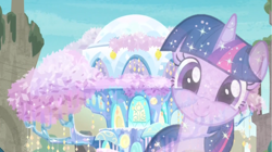 Size: 1920x1076 | Tagged: safe, screencap, character:tree of harmony, character:treelight sparkle, character:twilight sparkle, species:pony, episode:uprooted, g4, my little pony: friendship is magic, female, implied twilight sparkle, solo, tree of harmony, treehouse of harmony, treelight sparkle, treelightbetes