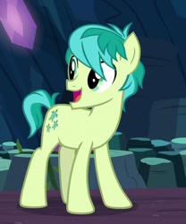 Size: 512x614 | Tagged: safe, screencap, character:sandbar, species:earth pony, species:pony, episode:uprooted, g4, my little pony: friendship is magic, cropped, cute, hooves, sandabetes, smiling