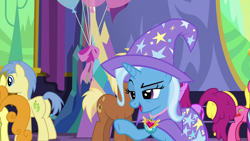 Size: 1280x720 | Tagged: safe, screencap, character:trixie, species:pony, episode:celestial advice, g4, my little pony: friendship is magic, equestrian pink heart of courage