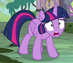 Size: 400x343 | Tagged: safe, screencap, character:twilight sparkle, character:twilight sparkle (alicorn), species:alicorn, species:pony, episode:uprooted, g4, my little pony: friendship is magic, cropped, solo