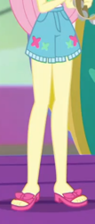 Size: 2100x4903 | Tagged: safe, screencap, character:fluttershy, equestria girls:spring breakdown, g4, my little pony:equestria girls, cropped, feet, legs, musical instrument, pictures of legs, sandals, solo, tambourine