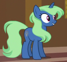 Size: 234x218 | Tagged: safe, screencap, character:flowerescent, species:pony, species:unicorn, episode:viva las pegasus, g4, my little pony: friendship is magic, background pony, cropped, female, las pegasus resident, mare, solo, wrong aspect ratio