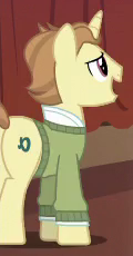 Size: 120x230 | Tagged: safe, screencap, character:alpha beta, species:pony, species:unicorn, episode:viva las pegasus, g4, my little pony: friendship is magic, background pony, clothing, cropped, las pegasus resident, male, solo, stallion, sweater