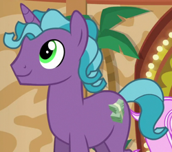 Size: 560x494 | Tagged: safe, screencap, character:fat stacks, species:pony, species:unicorn, episode:viva las pegasus, g4, my little pony: friendship is magic, background pony, cropped, las pegasus resident, male, solo focus, stallion