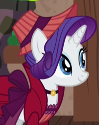 Size: 610x765 | Tagged: safe, screencap, character:rarity, species:pony, episode:a hearth's warming tail, g4, my little pony: friendship is magic, merry