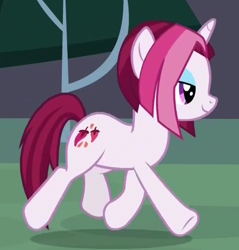 Size: 452x473 | Tagged: safe, screencap, character:cayenne, species:pony, species:unicorn, episode:the point of no return, g4, my little pony: friendship is magic, background pony, cropped, female, lidded eyes, mare, solo, trotting
