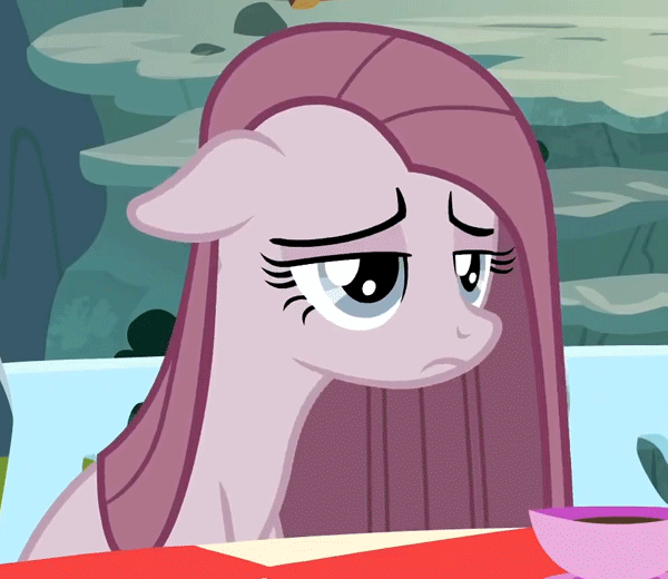 Size: 600x520 | Tagged: safe, screencap, character:pinkamena diane pie, character:pinkie pie, species:earth pony, species:pony, episode:yakity-sax, g4, my little pony: friendship is magic, animated, cropped, facedesk, female, mare, party hard, sad, solo