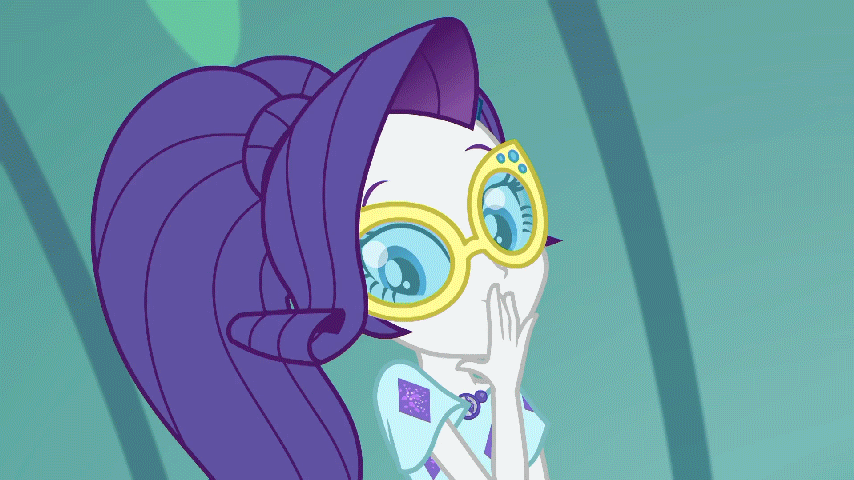 Size: 854x480 | Tagged: safe, screencap, character:rarity, episode:i'm on a yacht, g4, my little pony:equestria girls, animated, beautiful, blowing a kiss, cute, female, flirting, flirty, geode of shielding, gif, looking at you, magical geodes, ponytail, raribetes, sexy, solo, sunglasses