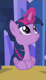 Size: 162x281 | Tagged: safe, screencap, character:twilight sparkle, character:twilight sparkle (alicorn), species:alicorn, species:pony, episode:made in manehattan, g4, my little pony: friendship is magic, :t, adorkable, animated, blep, book, bored, cropped, cute, dork, female, floppy ears, frown, grumpy, grumpy twilight, headdesk, levitation, magic, mare, raised eyebrow, raspberry, reading, solo, table, telekinesis, tongue out, twiabetes, twilight's castle