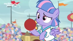 Size: 1280x720 | Tagged: safe, screencap, character:wind sprint, species:pony, episode:common ground, g4, my little pony: friendship is magic, ball, clothing, shirt, solo
