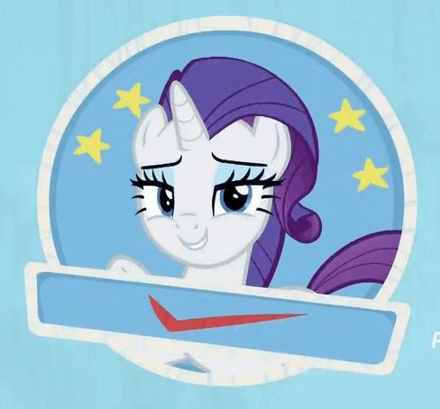 Size: 488x454 | Tagged: safe, screencap, character:rarity, species:pony, species:unicorn, episode:she's all yak, g4, my little pony: friendship is magic, animated, approval, cropped, gif, one eye closed, solo, stamp of approval, wink