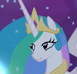 Size: 751x724 | Tagged: safe, screencap, character:princess celestia, species:alicorn, species:pony, episode:a royal problem, g4, my little pony: friendship is magic, cropped, female, lidded eyes, lip bite, mare, solo, stupid sexy celestia