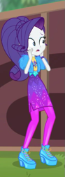 Size: 285x766 | Tagged: safe, screencap, character:rarity, episode:festival filters, g4, my little pony:equestria girls, clothing, cropped, female, high heels, pantyhose, platform heels, platform shoes, ponytail, shoes, side slit, skirt