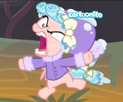 Size: 600x500 | Tagged: safe, screencap, character:cozy glow, species:pegasus, species:pony, episode:frenemies, g4, my little pony: friendship is magic, angry, cartoonito logo, cozy glow is best facemaker, cropped, faec, female, filly, foal, solo, vein bulge, winter outfit