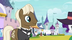 Size: 1920x1080 | Tagged: safe, screencap, character:beaude mane, character:rarity, species:pony, episode:sparkle's seven, g4, my little pony: friendship is magic, solo focus