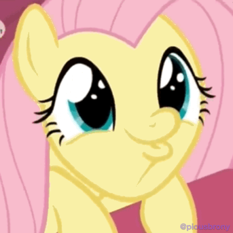 Size: 750x750 | Tagged: safe, screencap, character:fluttershy, species:pegasus, species:pony, episode:sweet and smoky, g4, my little pony: friendship is magic, animated, cropped, duckface, faec, gif, solo